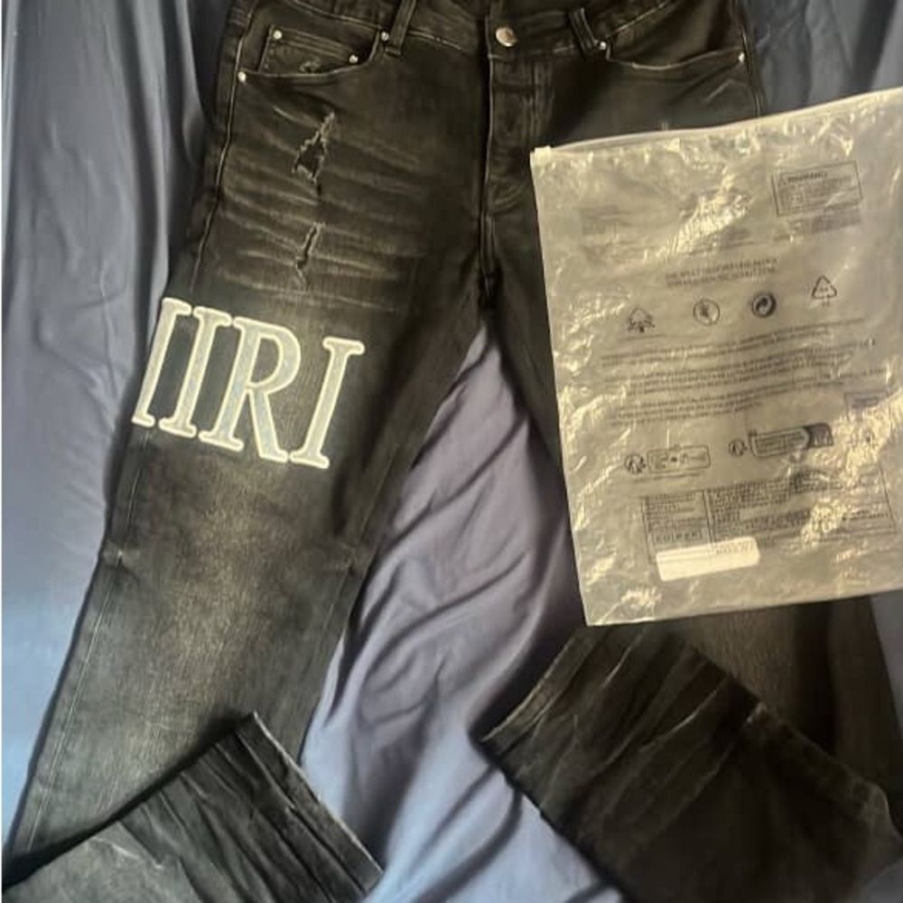 AMIRI Black Skinny Jeans